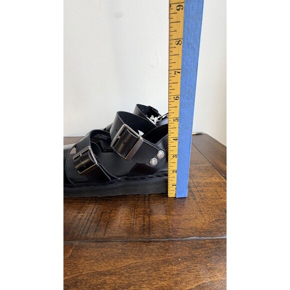 Dr Martens Gryphon Black Leather Sandals Men 11 Women 12 UK 10 EU 45 main image 6